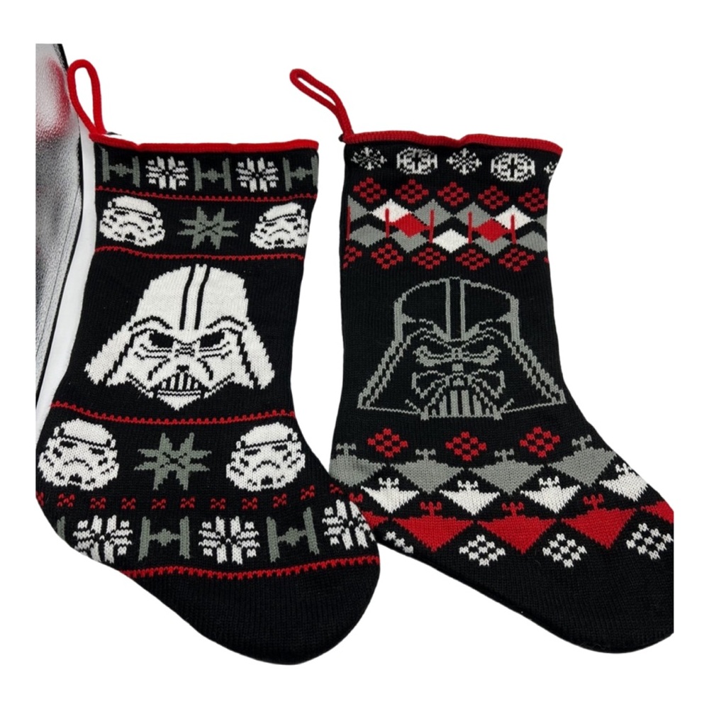 Star Wars Darth‎ Vader Ugly Christmas Stockings Set of 2